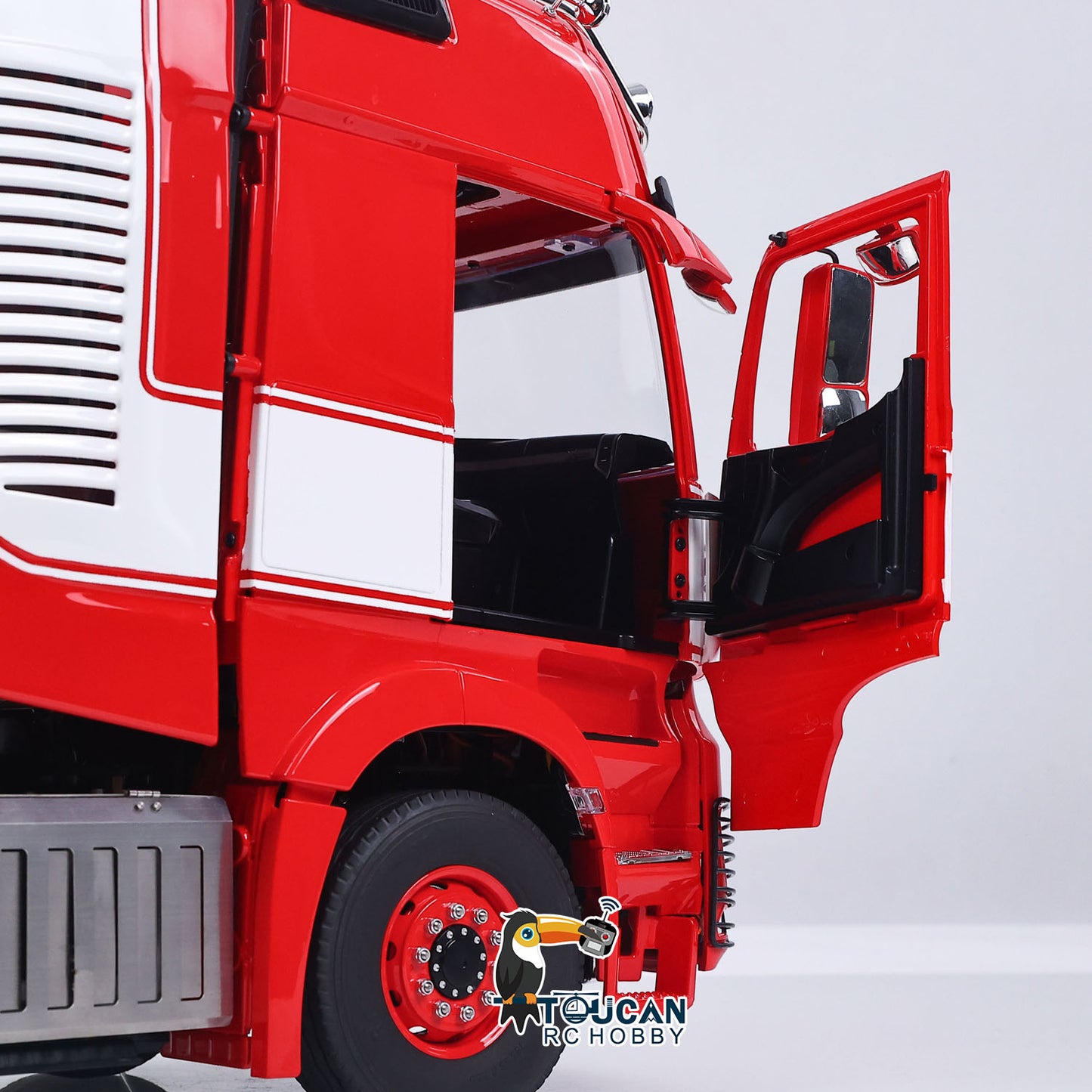 fully assembled painted body shell
