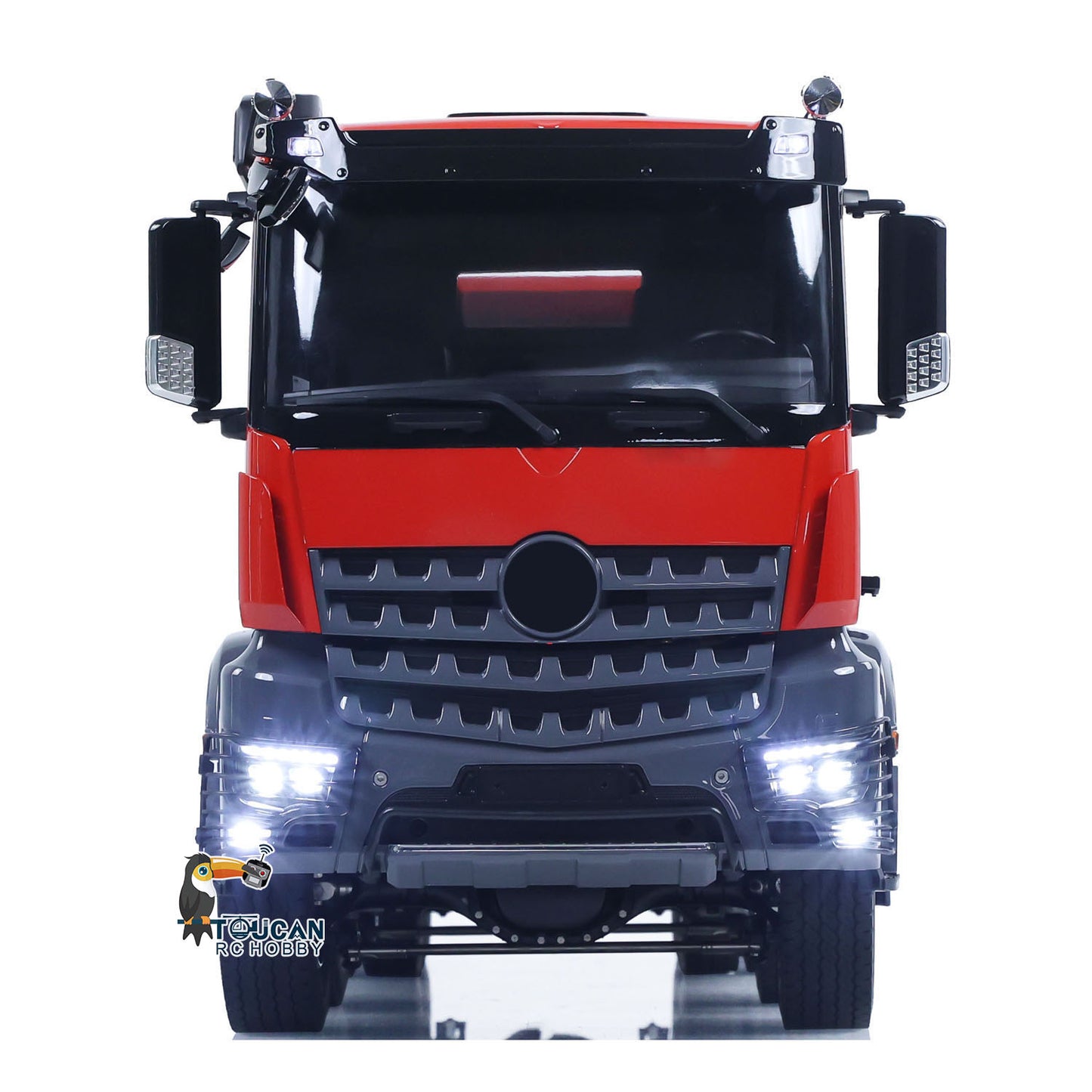 RC truck model built with professional sound effect system
