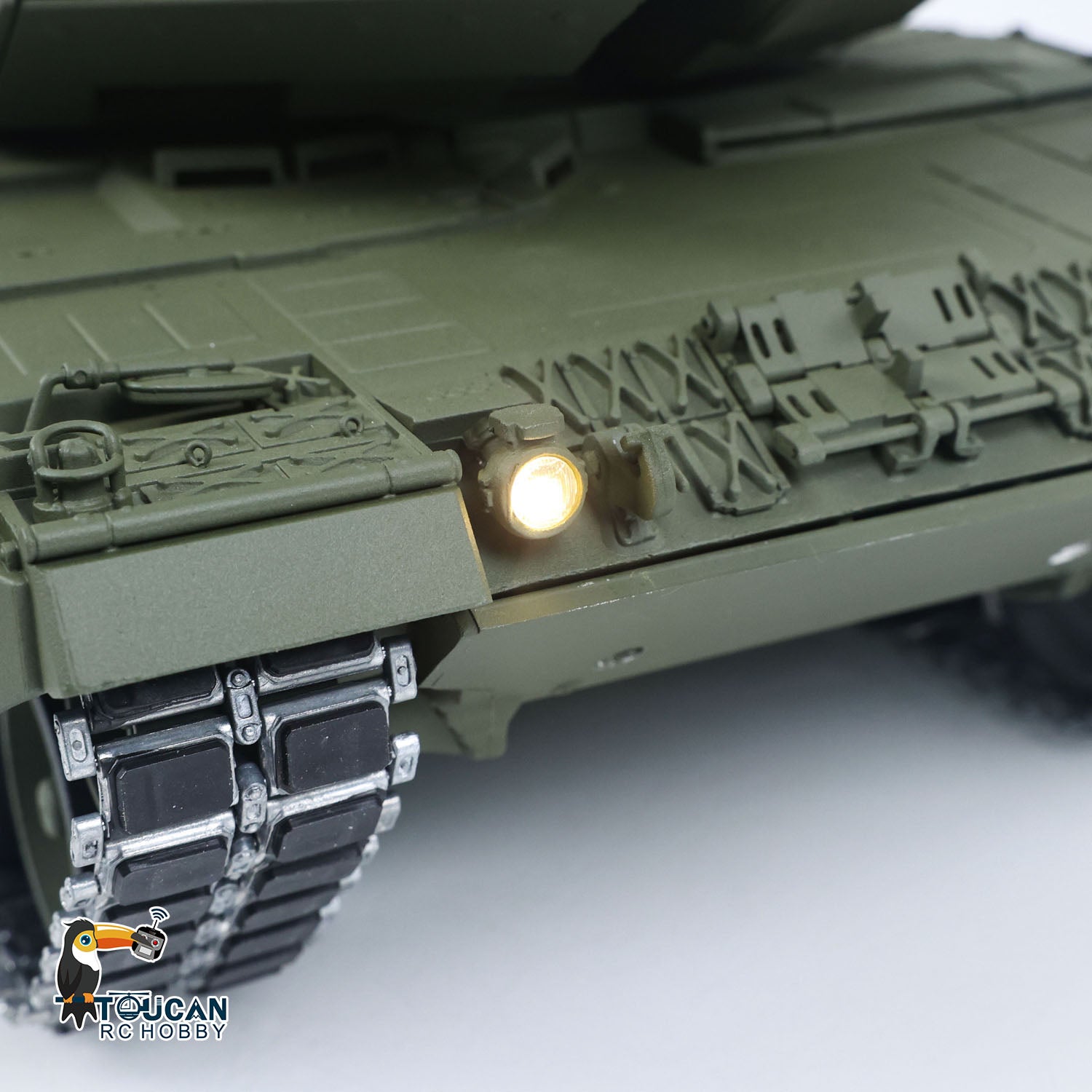 TOUCAN 1/16 Metal RC Tank 3889 German Leopard A6 Combat Vehicle