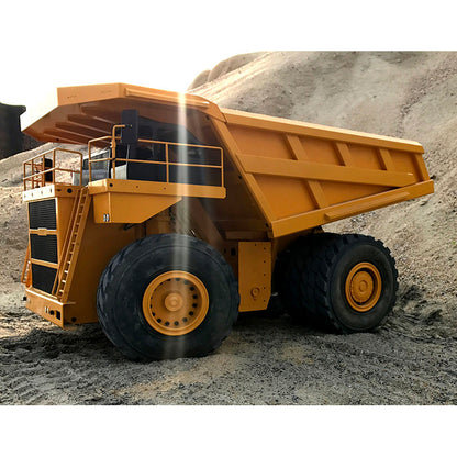 Giant hydraulic mining dumper 1/14 scale static point RC model

