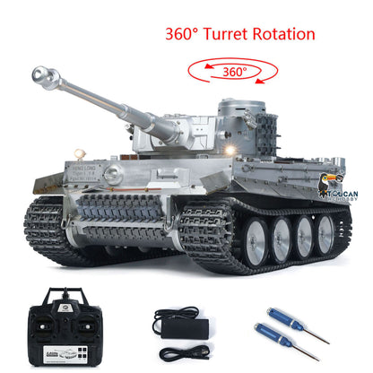 Oversized 1:8 scale RC military tank model with high restoration
