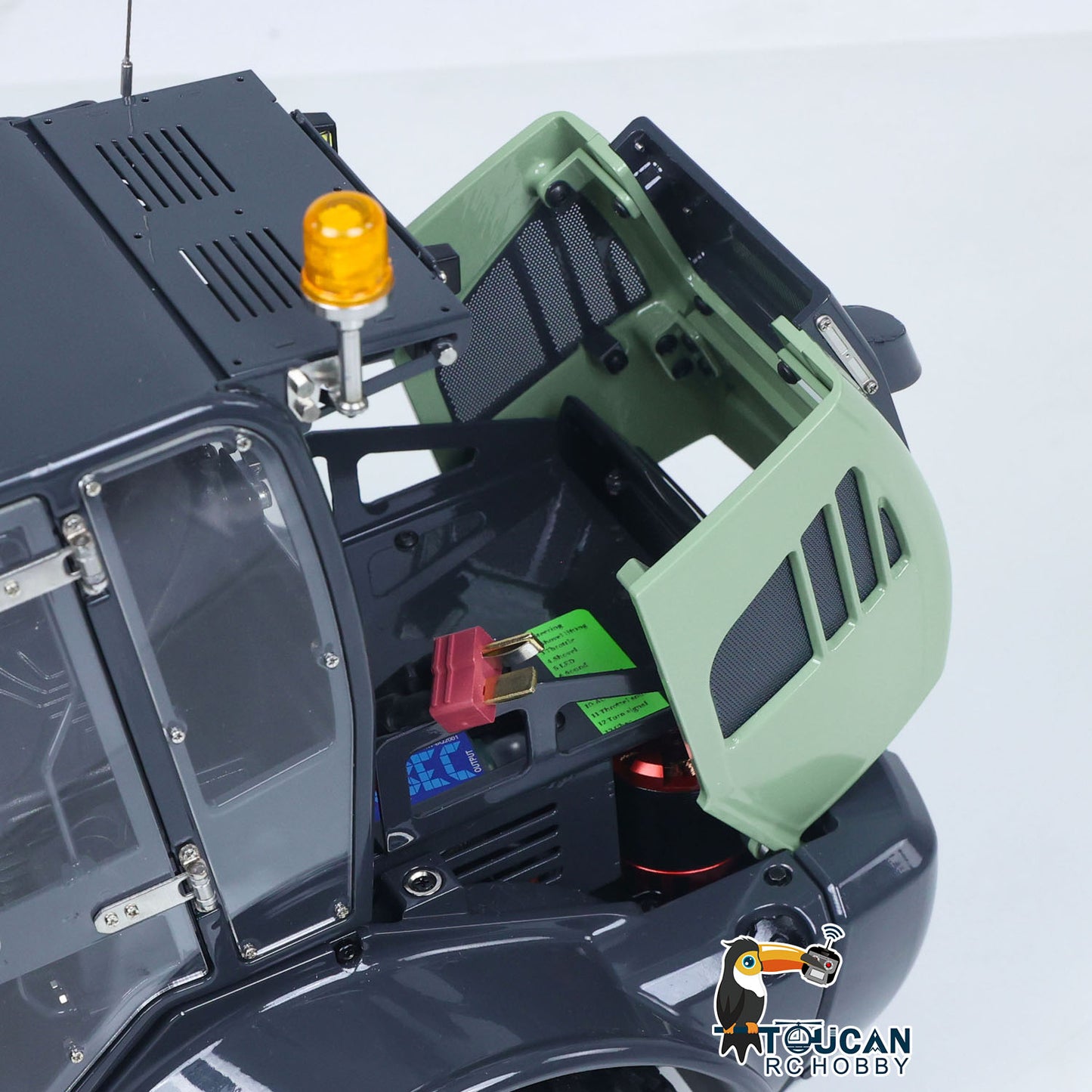 RC Aoue WA100M8 metal loader with matching light and sound module
