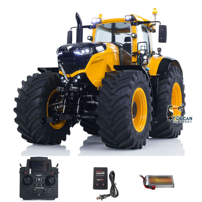 remote control 4x4 farm tractor model with hydraulic system sound and smoke module
