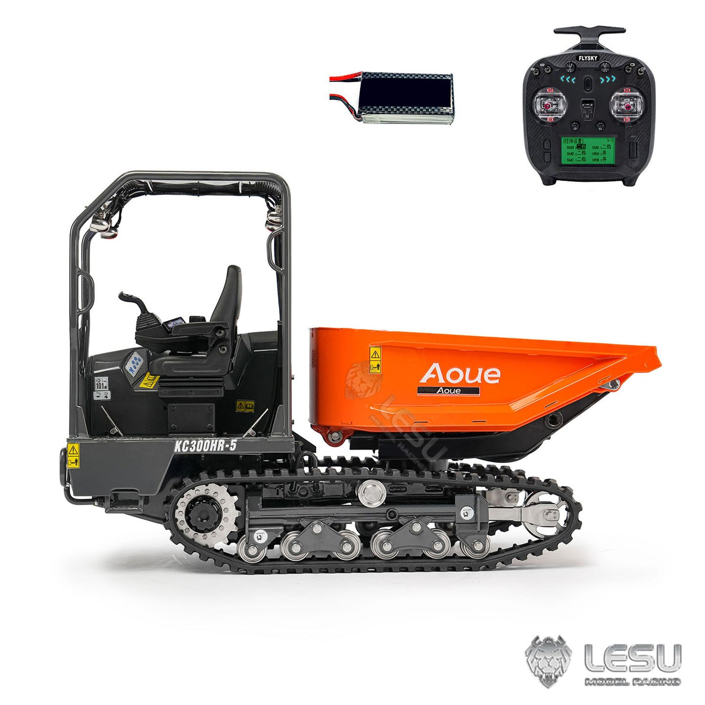 14 Scale RC Rubber Track Tipper
