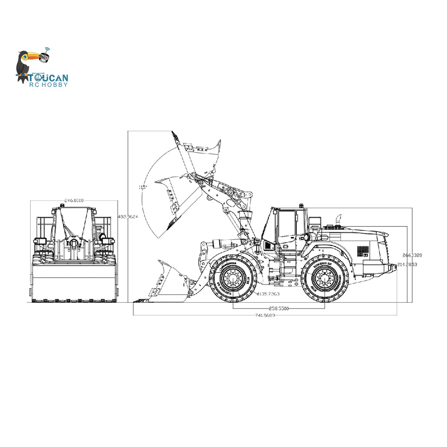 MTM Model RC Hydraulic Loader
