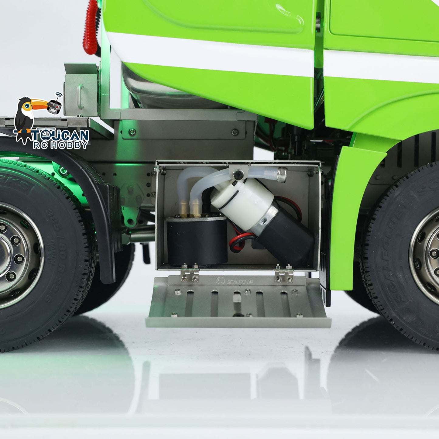 Multi decorative lighting heavy haulage vehicle
