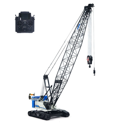 scx12003 1to14 metal hydraulic crawler truss crane blue white factory painted rc engineering vehicle
