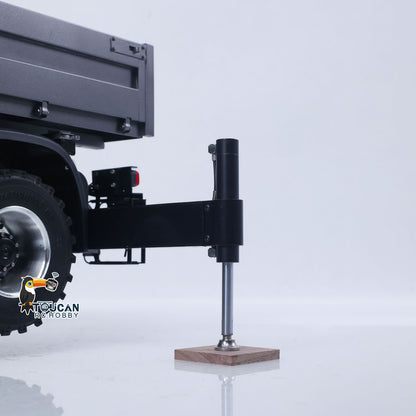 Simulation RC tractor model installed with warning light group and engine sound unit
