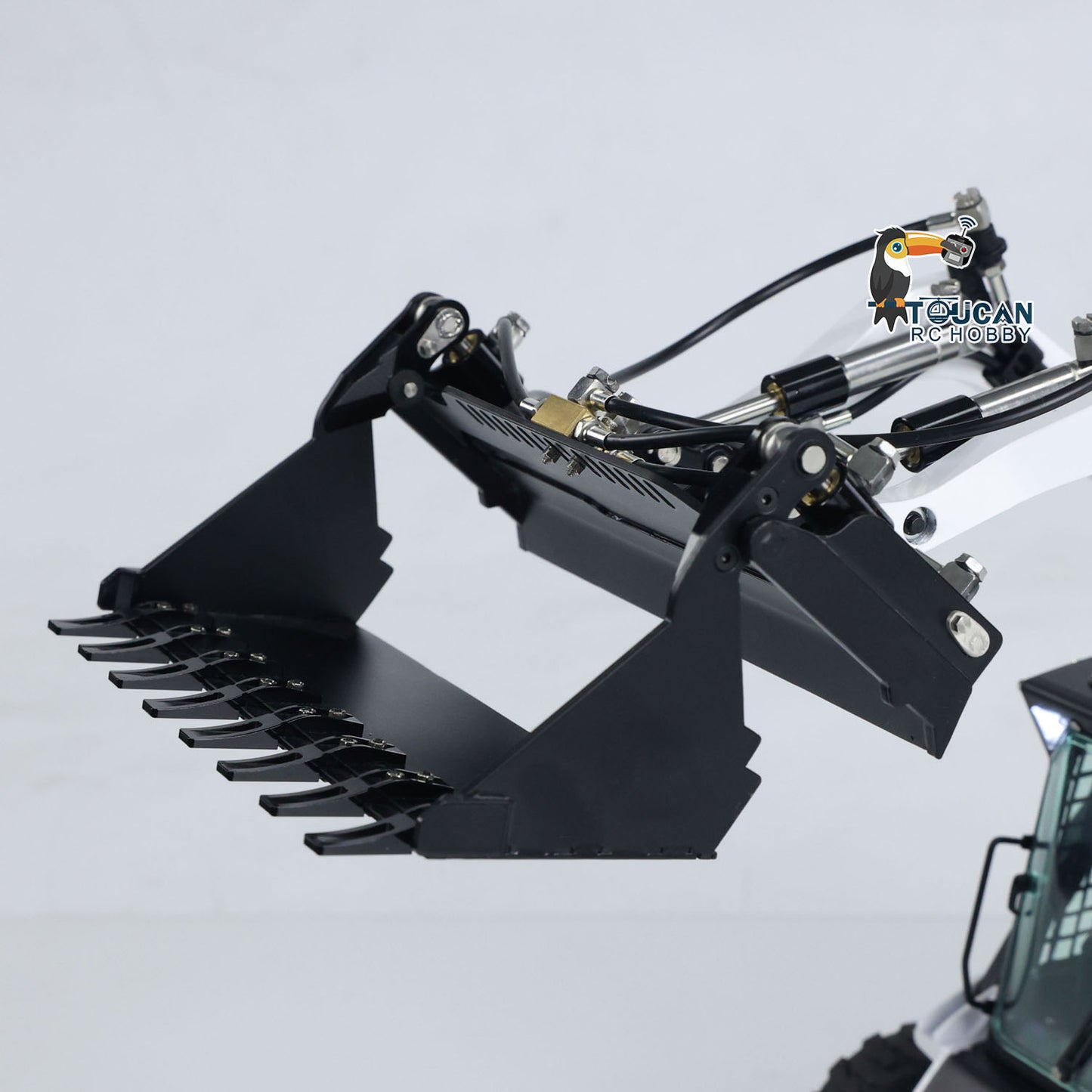 I6S radio metal skid steer loader integrated hydraulic light sound system
