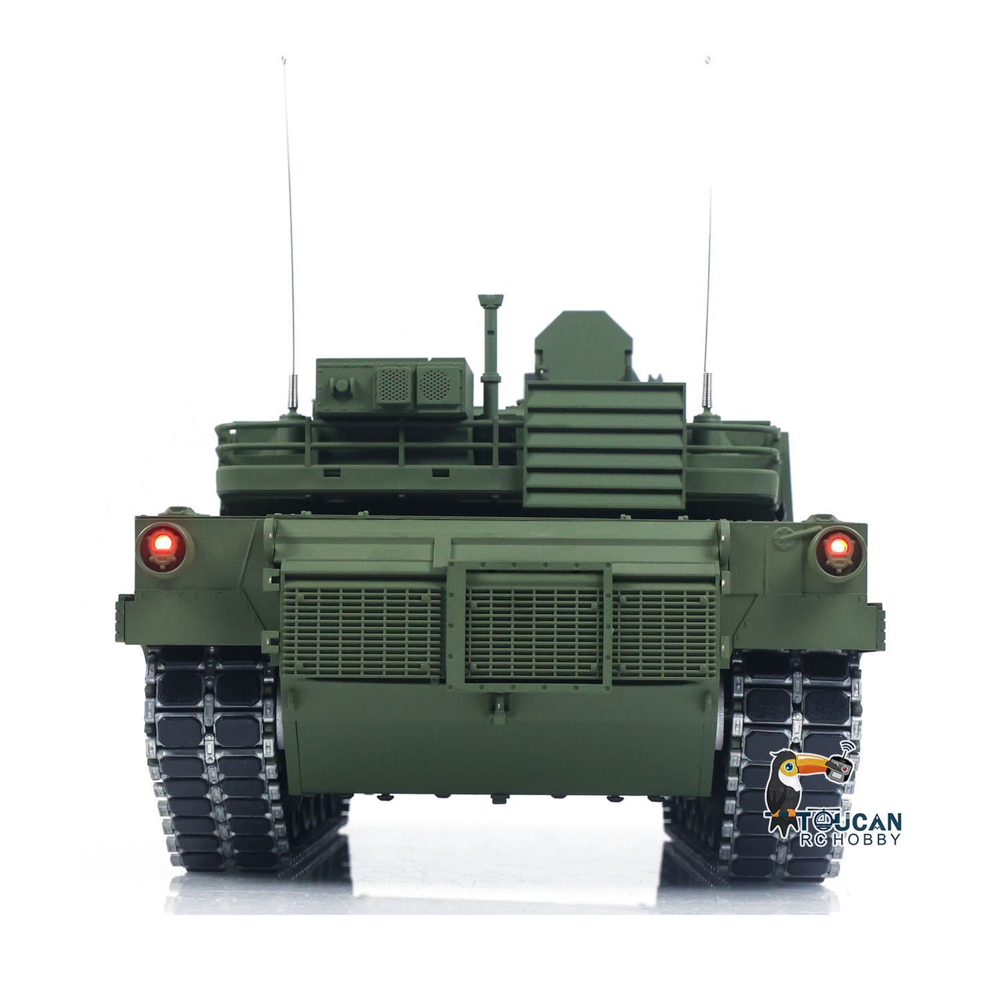 RC Tank Double Sided Rubber Padded Metal Tracks

