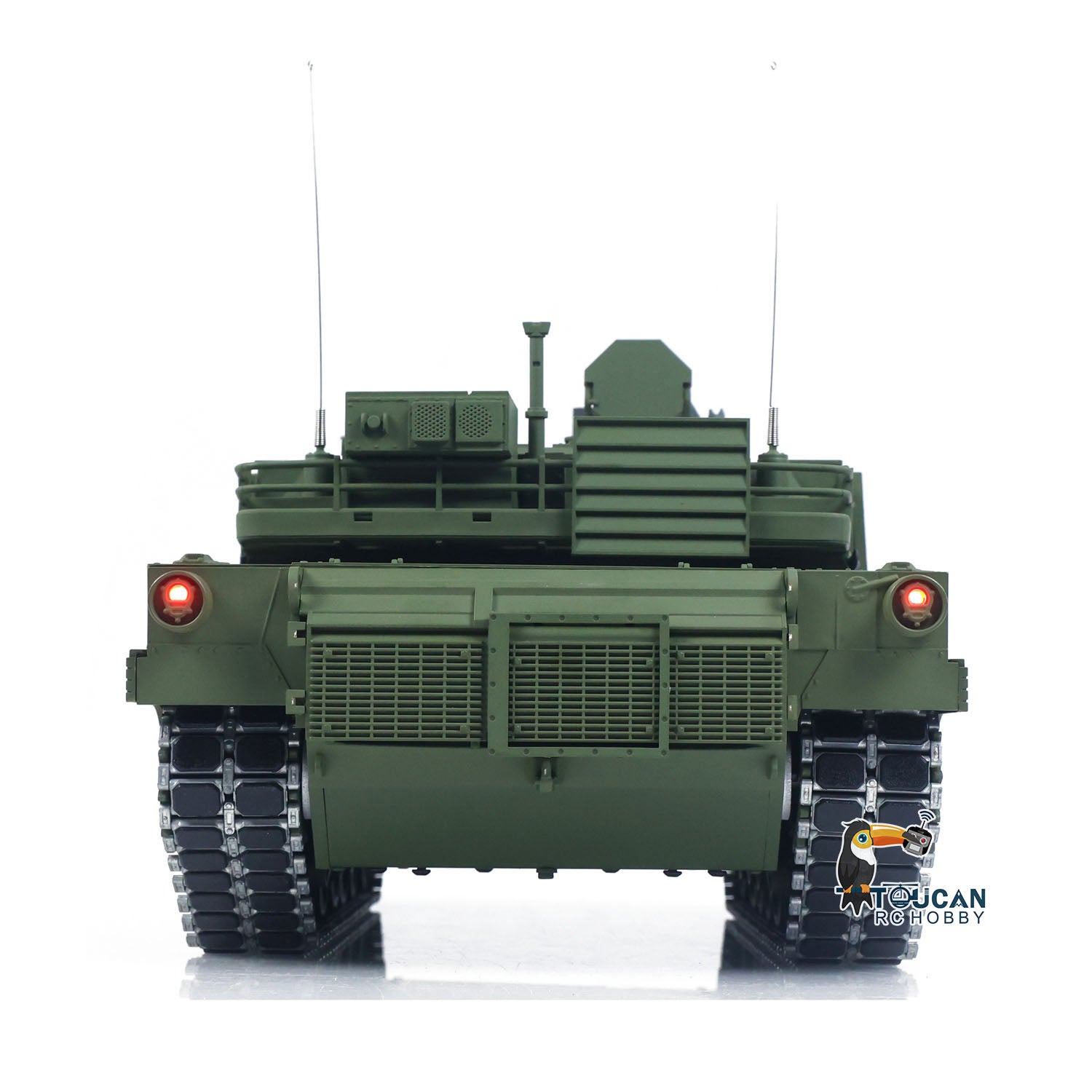 RC Tank Double Sided Rubber Padded Metal Tracks
