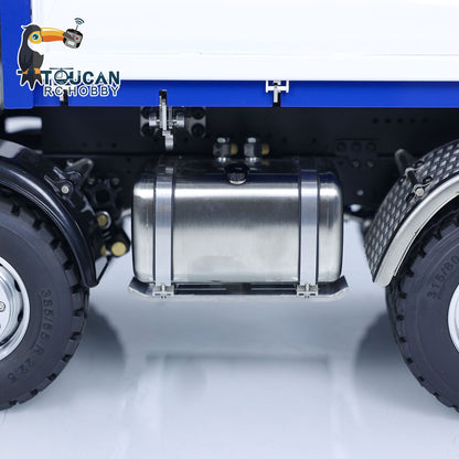 PL18EV remote control three way dump truck complete chassis crane light sound accessories
