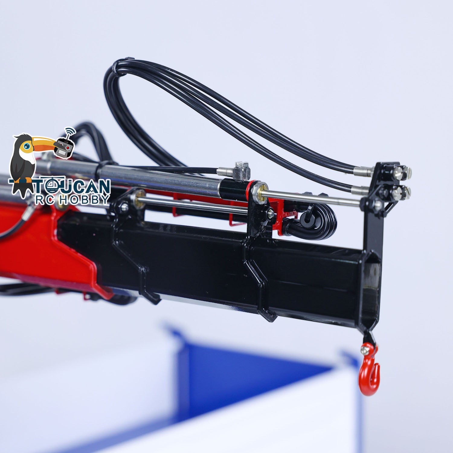 RC tipper vehicle with strip warning light sound module motor ESC servo power accessories

