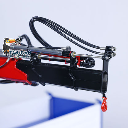 RC tipper vehicle with strip warning light sound module motor ESC servo power accessories
