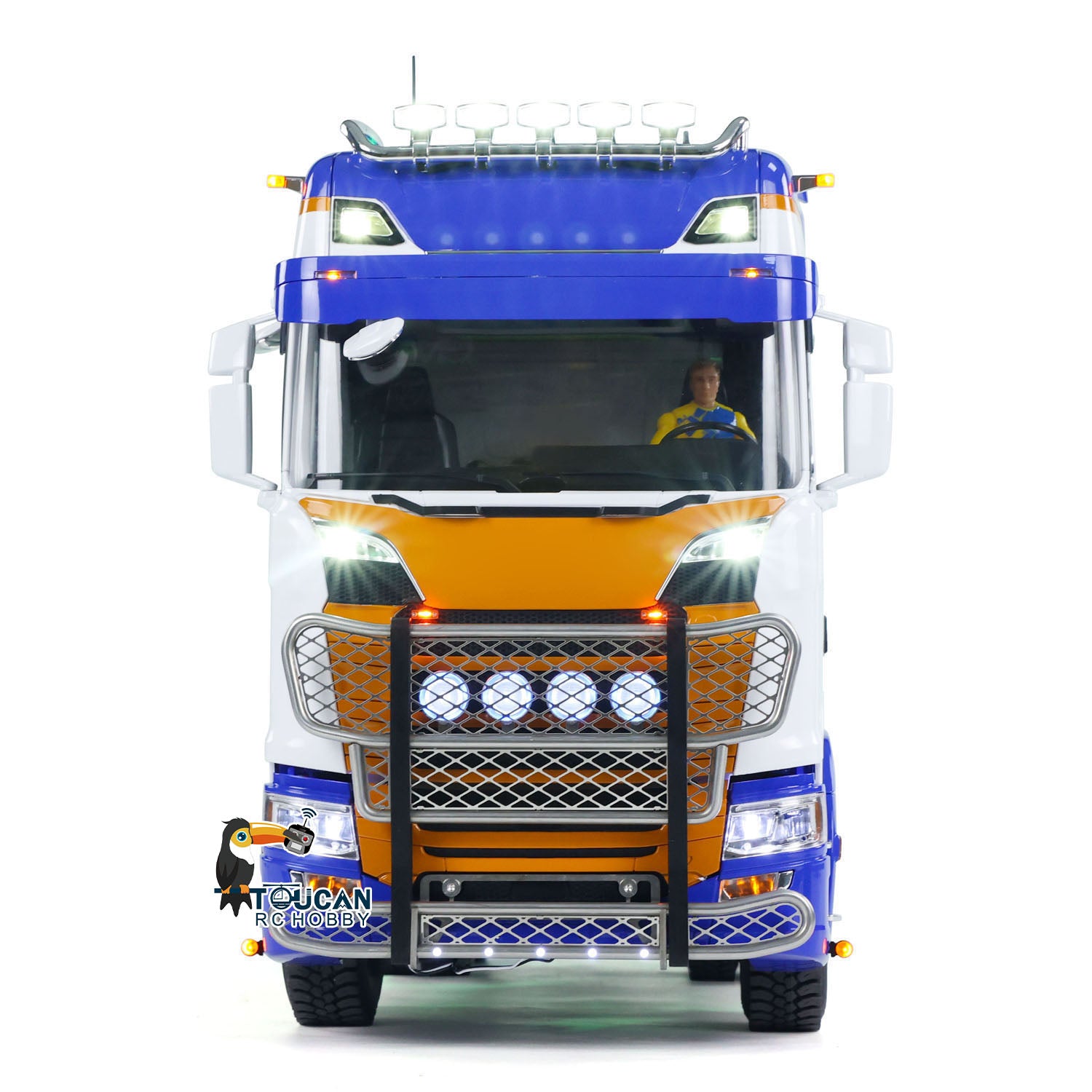 Complete RC Scania 770S 6x6 truck 1:14, ST8 remote control battery charger, lighting sound smoke functional units