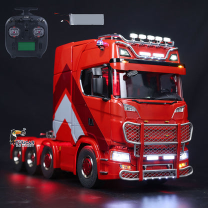 RC Tractor Truck with Cab Suspension System for Shock Absorption