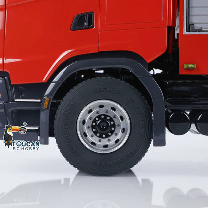 Semi‑metal RC fire truck 1/14 4x4 PS0015, fully functional water spraying feature
