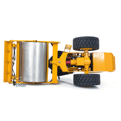 Complete hydraulic metal road roller with front shovel light and sound group
