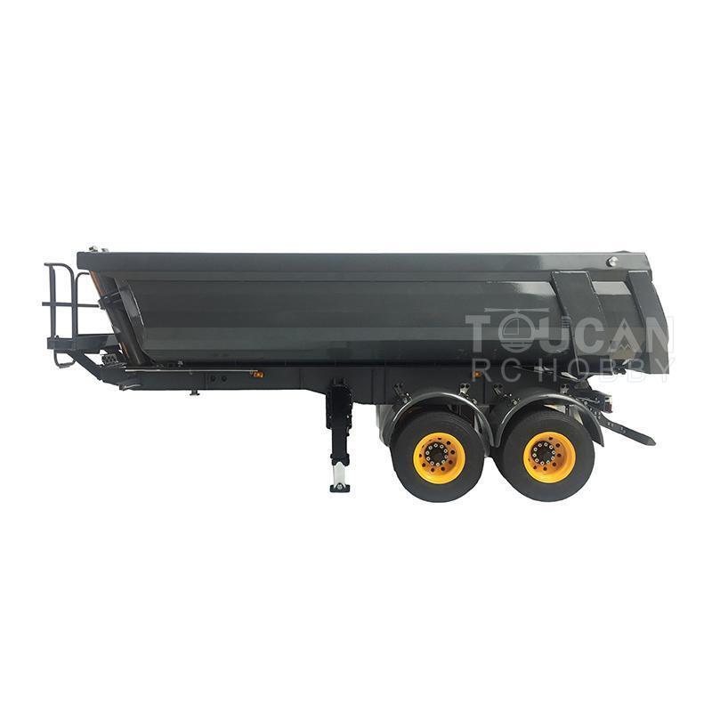 Metal Hydraulic Dumper Trailer For LESU 1/14 RC Tractor Truck Model DIY Tamiye Jun Promotion Summer Sales