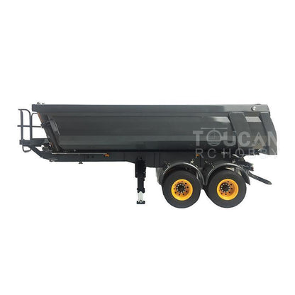 Metal Hydraulic Dumper Trailer For LESU 1/14 RC Tractor Truck Model DIY Tamiye Jun Promotion Summer Sales