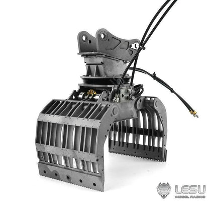 LESU Metal Grab Grapple For 1/14 RC Aoue ET35 Hydraulic RC Excavator Digger Jun Promotion Summer Sales