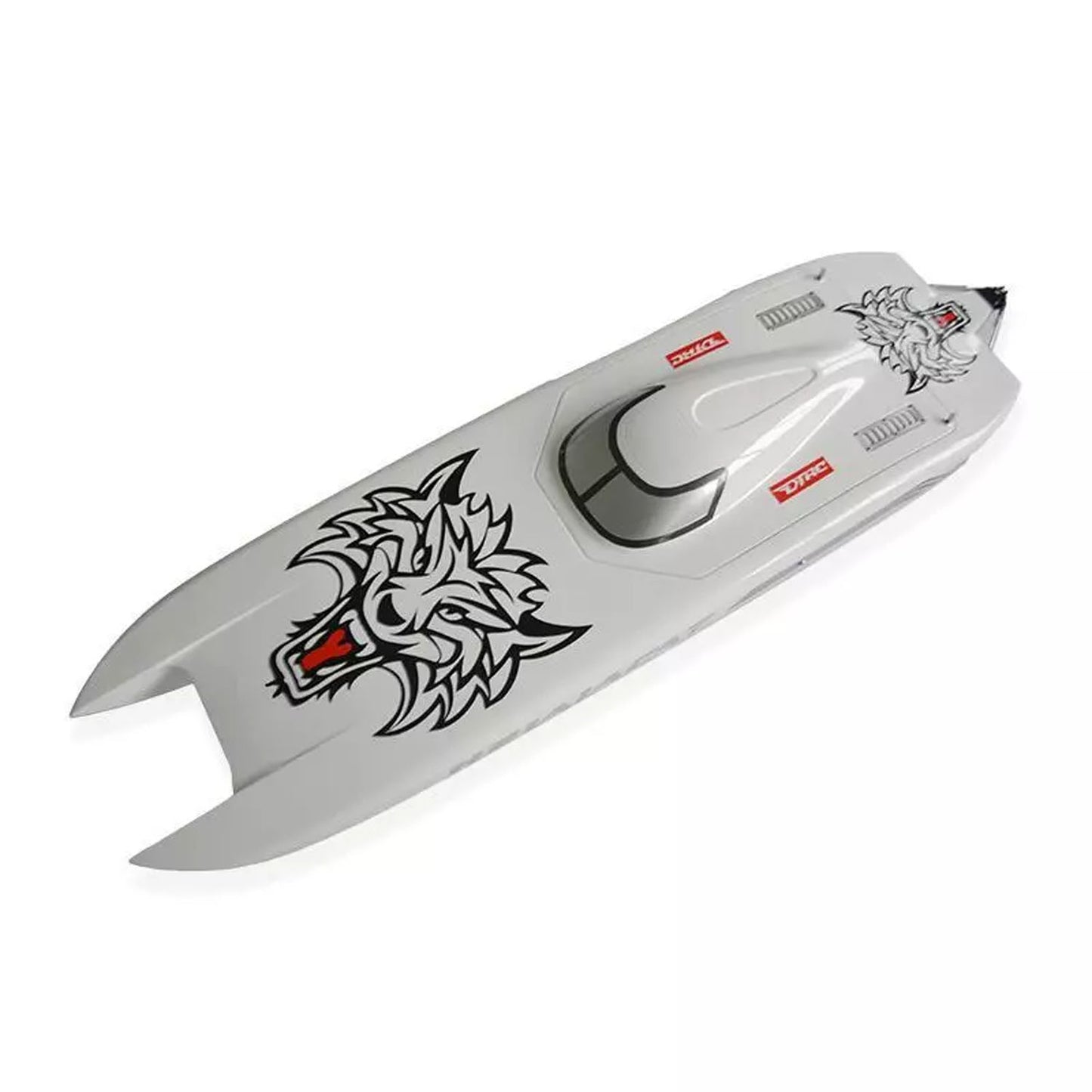 E51 Painted 2.4Ghz Electric  PNP RC Boat Racing Kevlar Dual Motor Servo ESC Mount High Speed 1300mm*360*220mm 100km/h DIY