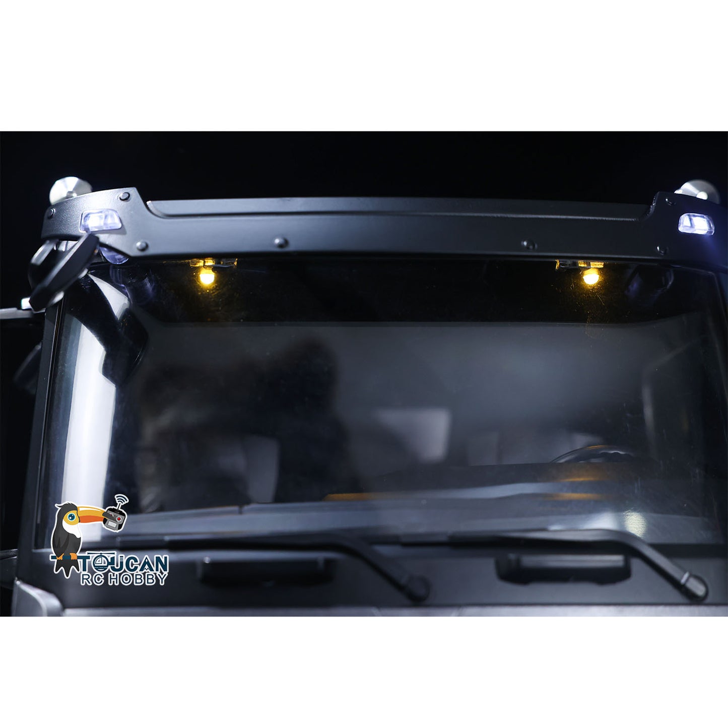 Simulation agricultural remote control tractor built with vehicle light and engine sound system
