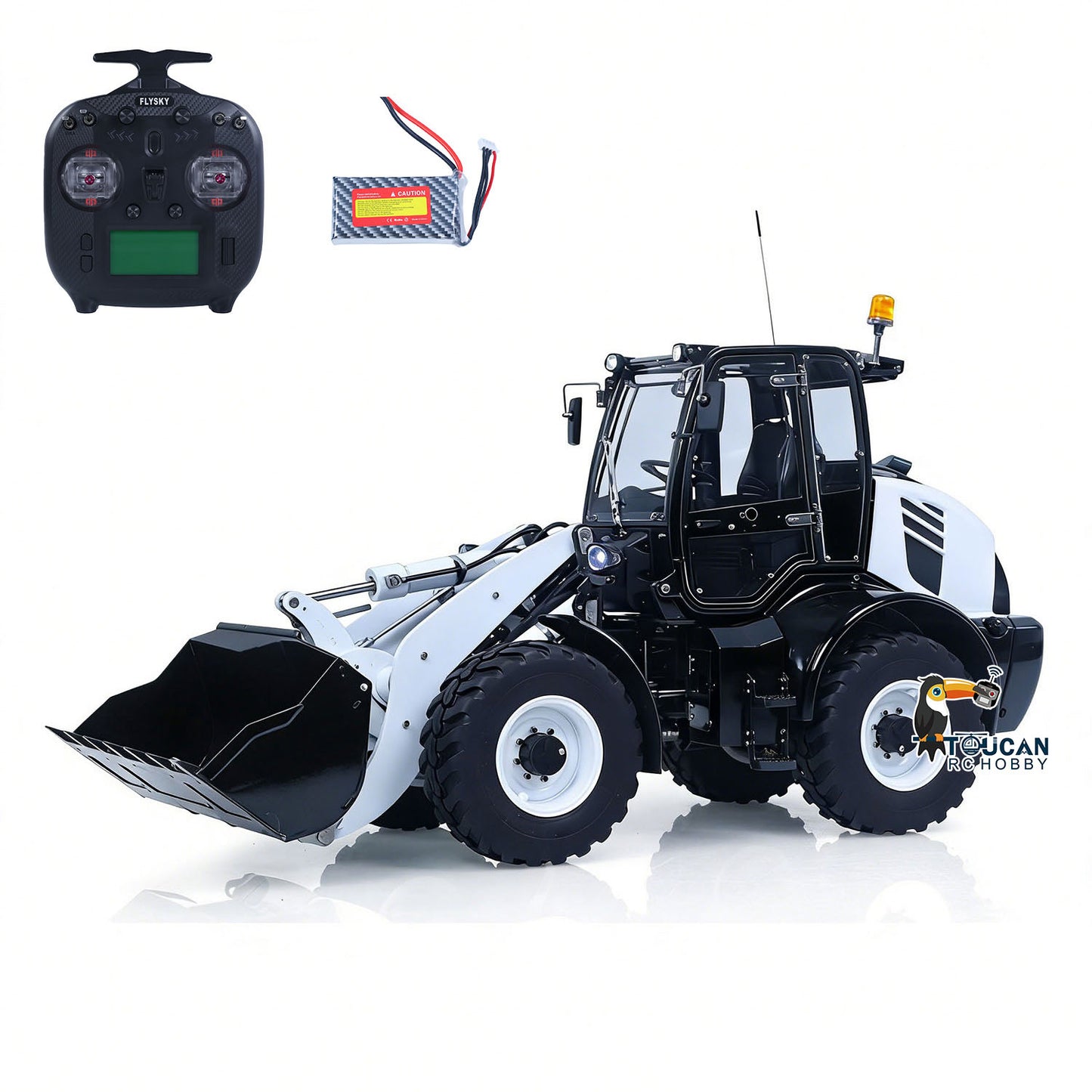 Simulation metal construction loader Aoue WA100M8 full machine model
