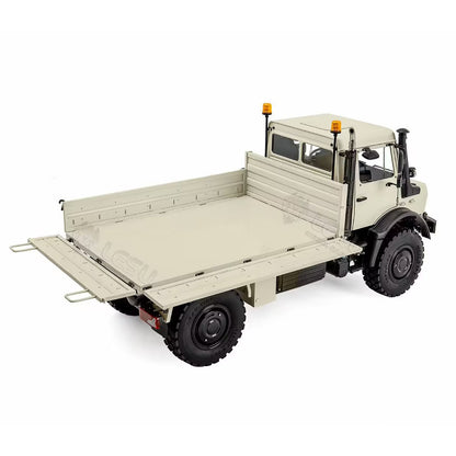 LESU U4023 1/14 Metal RC Off Road Truck PNP Remote Control All Terrain Crawler Car Vehicle 3 Speed Transmission Differential Locks Steel Cargo Bed Light Sound System for Hobby Model Enthusiast