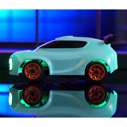 In Stock 1/64 RC MINI High Speed Desktop Drift Car Q197 2.4Ghz Remote Control Four Wheel Drive Car Model RTR Battery Colorful Lights