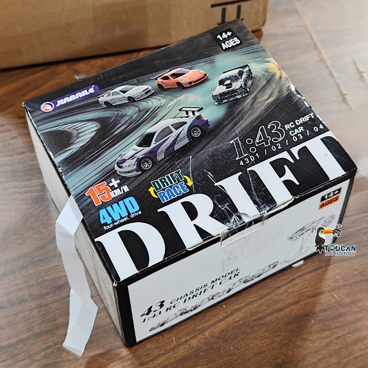 Free Shipping Second Hand CA Stock 1/43 Radio Control Drift Car 4WD RC 2.4g Mini Race Car Toy High Speed Model