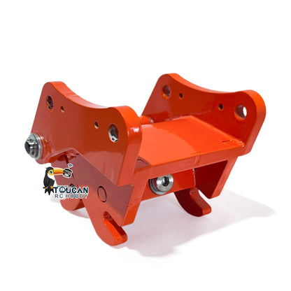 TOUCAN Metal Ripper Wide Bucket Manual Quick Coupler Rake for 1/8 Scale 385CF Hydraulic RC Excavator Remote Control Digger Model DIY Spare Parts