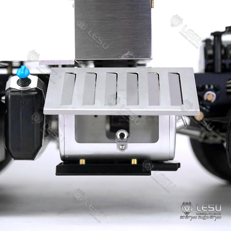 LESU 1/14 Metal 6x6 Chassis with 3Speed Transmission Differential Lock Axles for TAMIYA 3363 (56348) 1851 High Roof RC Tractor Truck