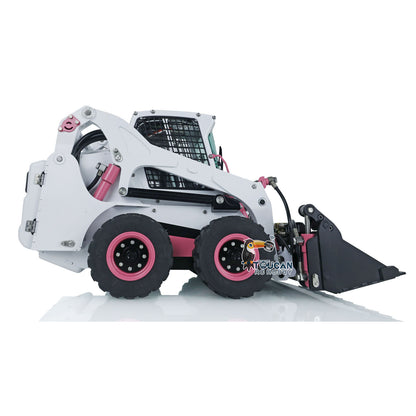 RTR metal hydraulic skid steer loader assembled with motor ESC and servo components

