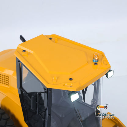 Simulation RC road roller equipped with independent sound and light unit

