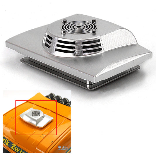 US STOCK Spare Part Roof Air Conditioner for LESU 1/14 TAMIYA R470 R620 Tractor Truck Radio Controlled Car DIY Model