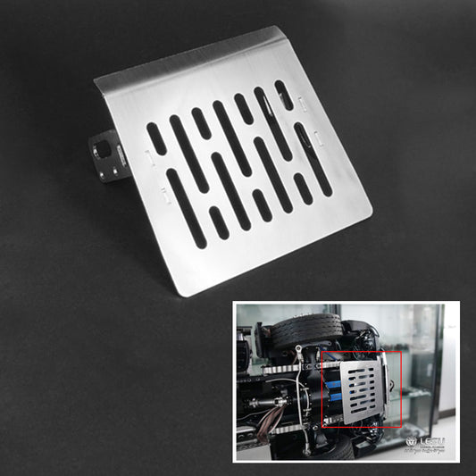 LESU 1/14 Scale RC Metal Guard Cover for Chassis Cab on Tractor Truck Radio Controlled Truck 3348 3363 DIY Spare Parts Hobby Model