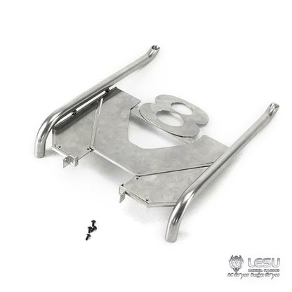 LESU Metal Air Tank Exhaust Pipe Urea Cans Plate for 1:14 Model Tamiya R620 R470 RC Tractor Truck