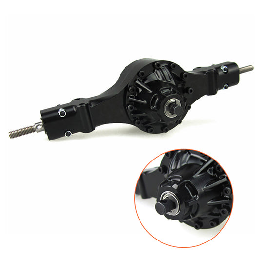 US Stock LESU Metal Rear Differential Axles Spare Part for DIY 1/14 RC Tractor Dumper Remote Control Truck Electric Cars Simulation Model