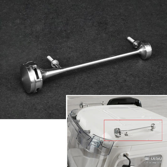 US Stock LESU Upgrade Metal Spare Part Long Whistle A DIY for 1/14 RC Trucks Tractors Radio Controlled Tamiya Model Car