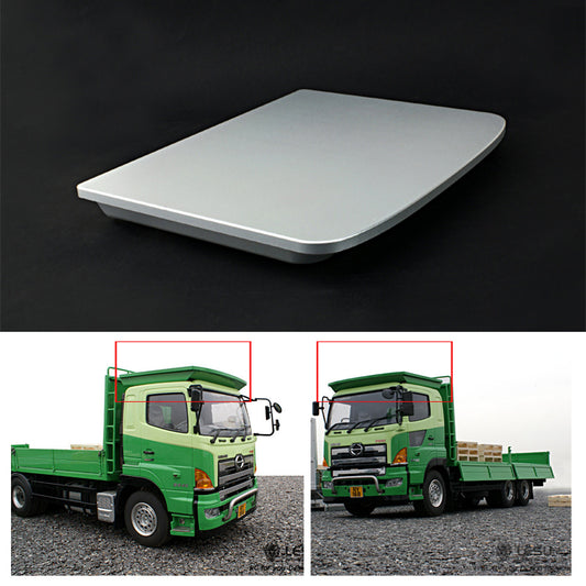 Roof Metal Parts Canvas Shelf Side Protective Guard Tool Box Ladder Roof LESU for 1/14 TAMIYA Radio Control Flat-Bed Truck