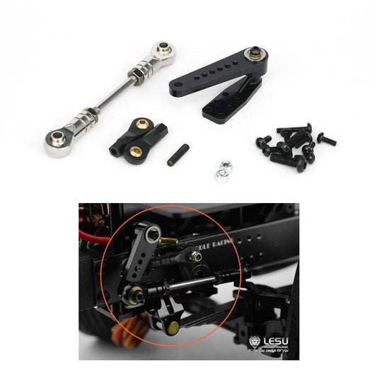 LESU Steering Servo Rods Arm Replacement Parts for 1/14 6*6 6*4 4*4 4*2 8*8 8*4 DIY Remote Control Car Model Tractor Truck Dumper