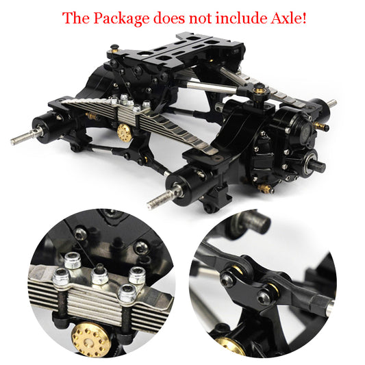 US Stock LESU Metal Spare Part Rear Suspension Set W/O Axles for 1/14 TAMIYA Tractor Truck Dumper Radio Controlled DIY Cars Model