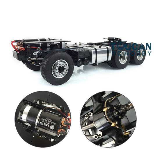 BEST SELLING LESU 1:14 Scale 6*6 Metal Chassis Assembled DIY RC Car Model Remote Controlled Tractor Truck Upgraded Version Dumperb Cars