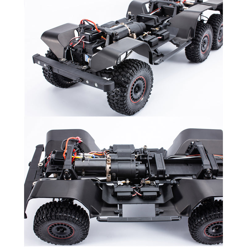 In Stock YIKONG 1/10 Crawler 6WD YK6101 Pickup Painted Radio Control Model Cabin Car Shell Metal Chassis ESC Motor Servo Controller Receiver