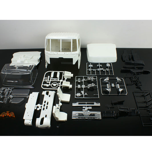 Cabin Body Air Discharge Wheel Metal Carrier Second Plate Bumper for 1/14 LESU700 RC Tractor Truck DIY Model Dumper