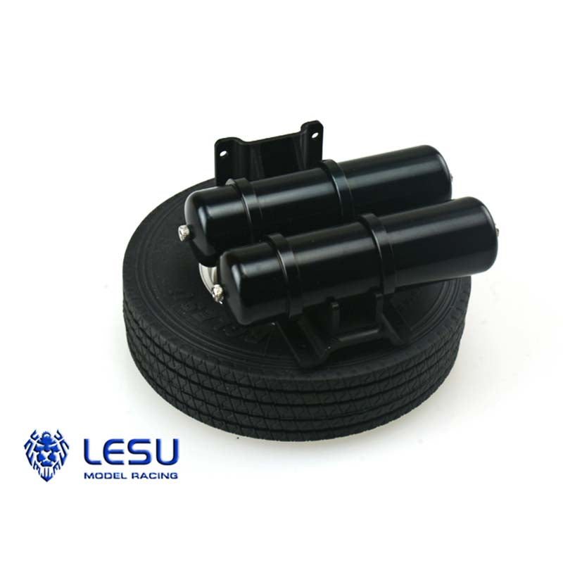 Cabin Body Air Discharge Wheel Metal Carrier Second Plate Bumper for 1/14 LESU HINE700 RC Tractor Truck DIY Model Dumper
