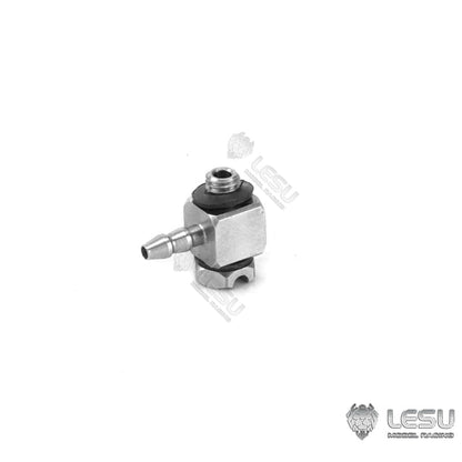 LESU M3 Metal Stainless Steel Straight Nozzle of 2.5*1.5MM Pipes for 1/14 Scale RC Hydraulic Excavator Truck DIY Model TAMIYA Car