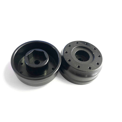 LESU Wheel Hub Bearing Hex Brake Rubber Tires Spare Part DIY for 1/14 Radio Control Tractor RC Truck Trailer Emulated Cars Hobby Model