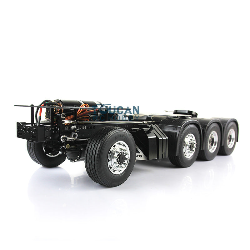 1:14 LESU 8x8 Radio Controlled Metal TAMIYA 3363 1851 Assembled Chassis Servos Motor Tractor Truck Cars DIY Model